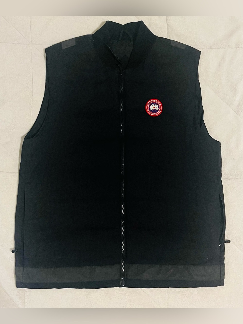Canada Goose Lightweight Black Down Puffer Zip Vest Men’s Size Large
